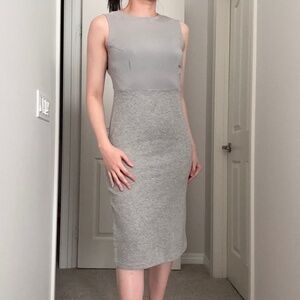 Brunello Cucinelli  Silk and Cotton Midi Dress